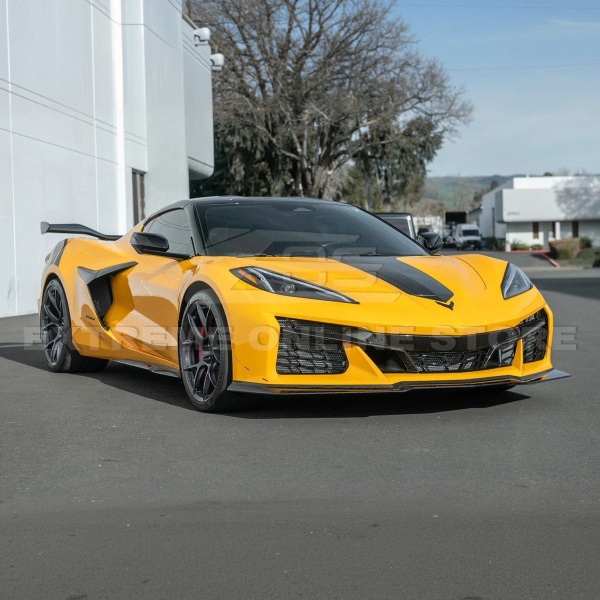 Corvette C8 Z06 / E-Ray DRY CARBON FIBER Front Splitter [Z07 Extended Package] image 9