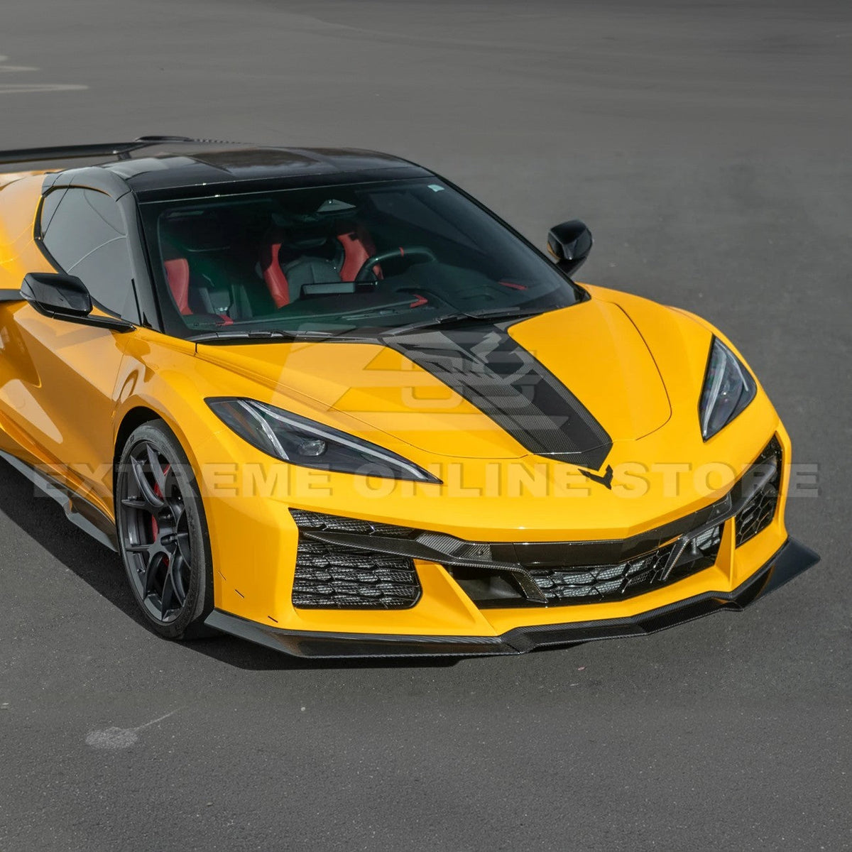 Corvette C8 Z06 / E-Ray DRY CARBON FIBER Front Splitter [Z07 Extended Package] image 11
