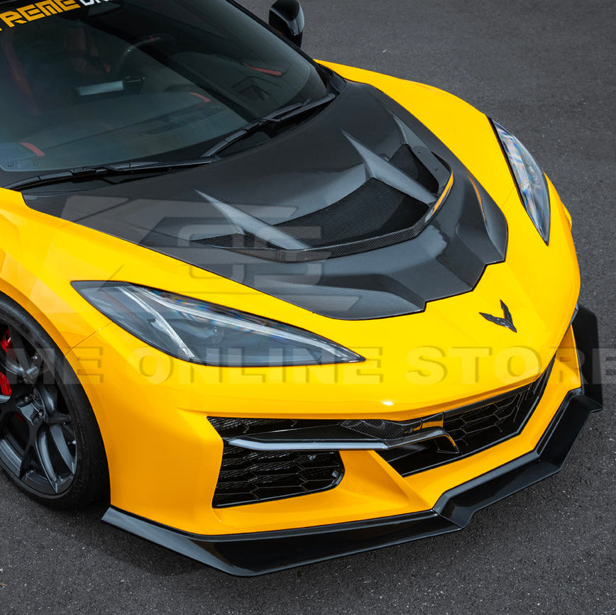 Corvette C8 Z06 / E-Ray DRY CARBON FIBER Front Splitter [Z07 Extended Package] image 31