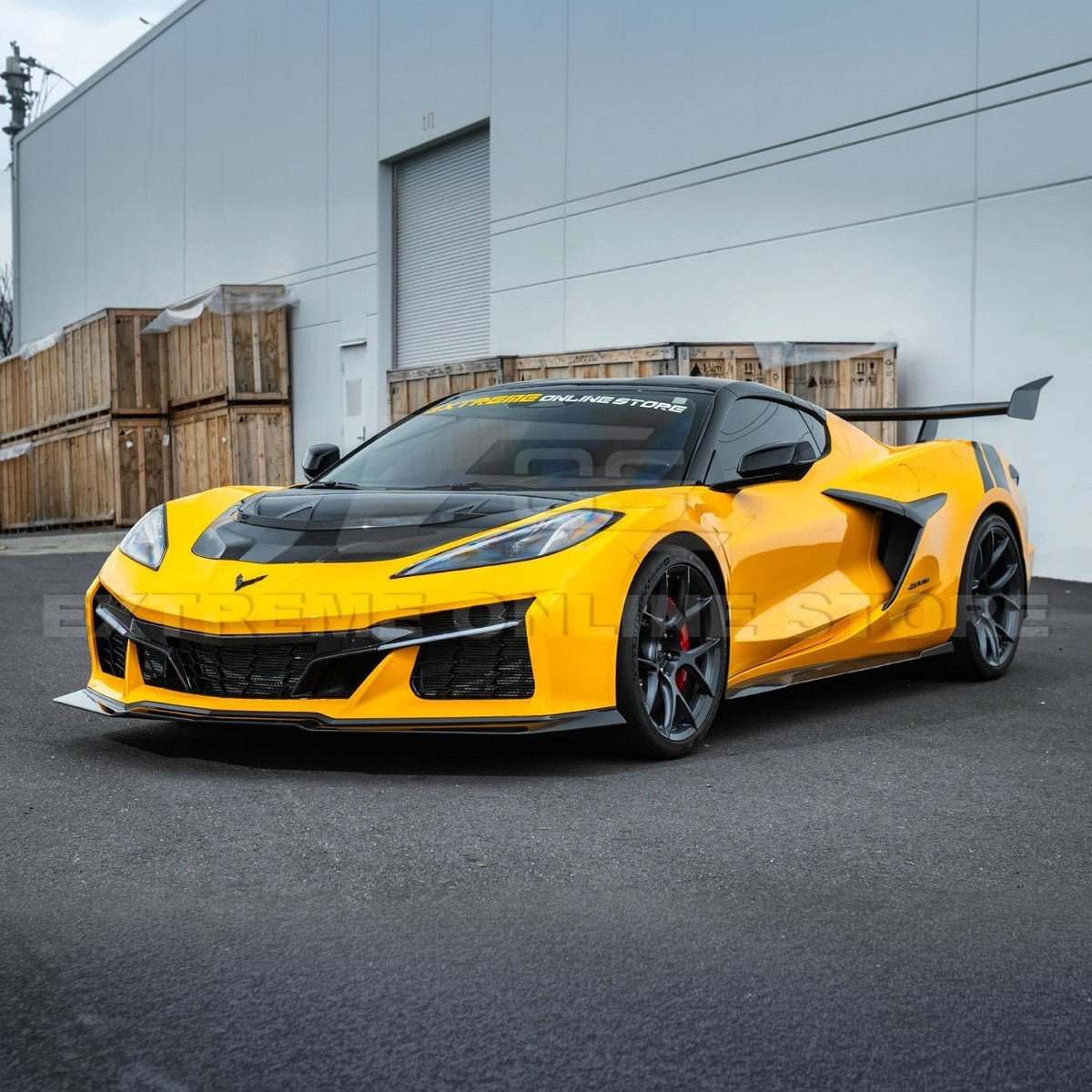 Corvette C8 Z06 / E-Ray DRY CARBON FIBER Front Splitter [Z07 Extended Package] image 26