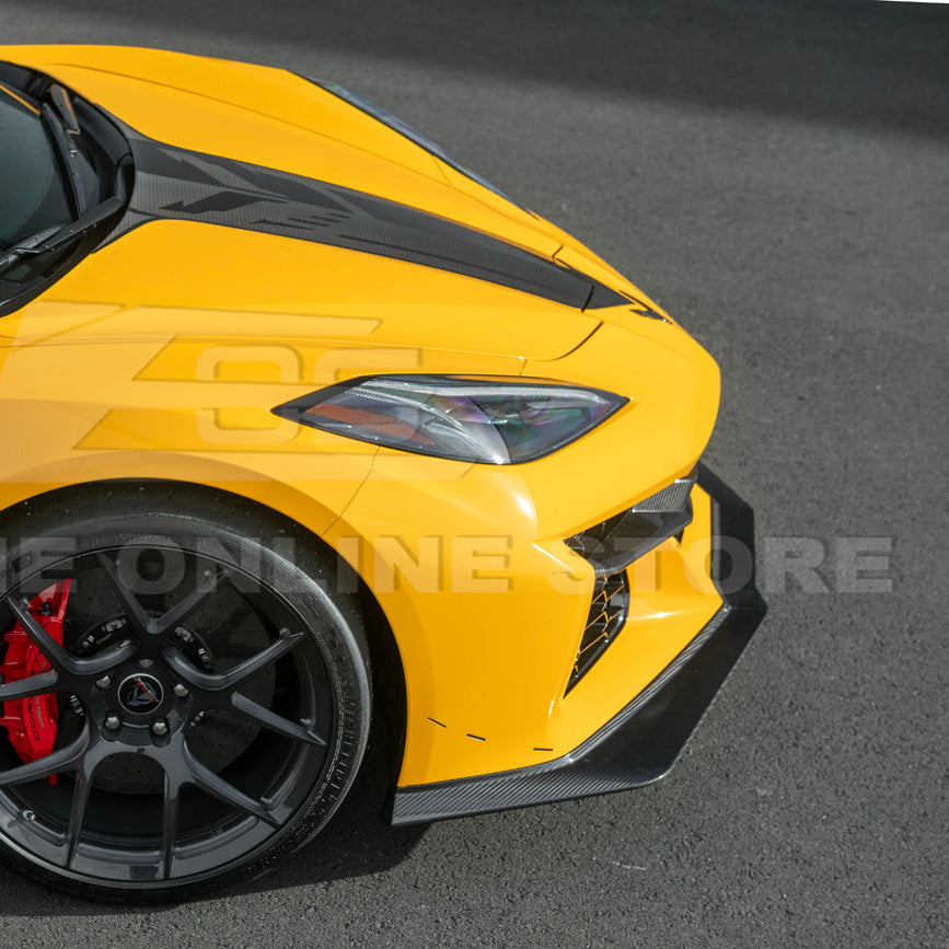 Corvette C8 Z06 / E-Ray DRY CARBON FIBER Front Splitter [Z07 Extended Package] image 12