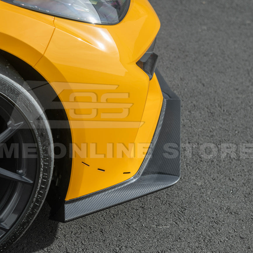 Corvette C8 Z06 / E-Ray DRY CARBON FIBER Front Splitter [Z07 Extended Package] image 13
