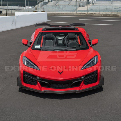 Chevrolet Corvette C8 Z06 / E-Ray DRY CARBON FIBER Front Side Canards image 30
