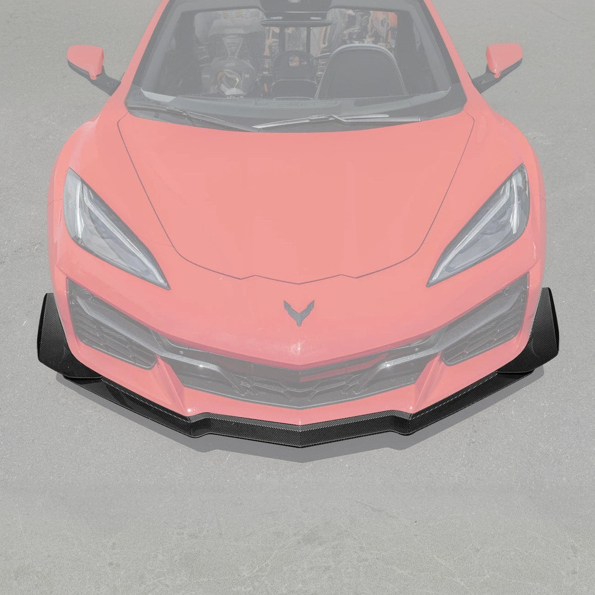Corvette C8 Z06 / E-Ray DRY CARBON FIBER Front Splitter [Z07 Package] image 1