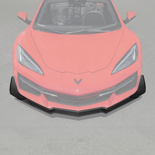 Corvette C8 Z06 / E-Ray DRY CARBON FIBER Front Splitter [Z07 Package] image 1