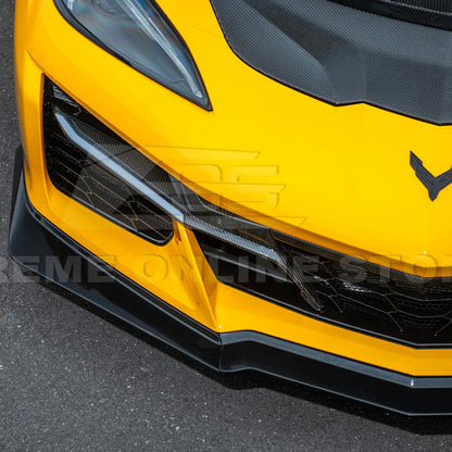 Corvette C8 Z06 / E-Ray DRY CARBON FIBER Front Splitter [Z07 Extended Package] image 35