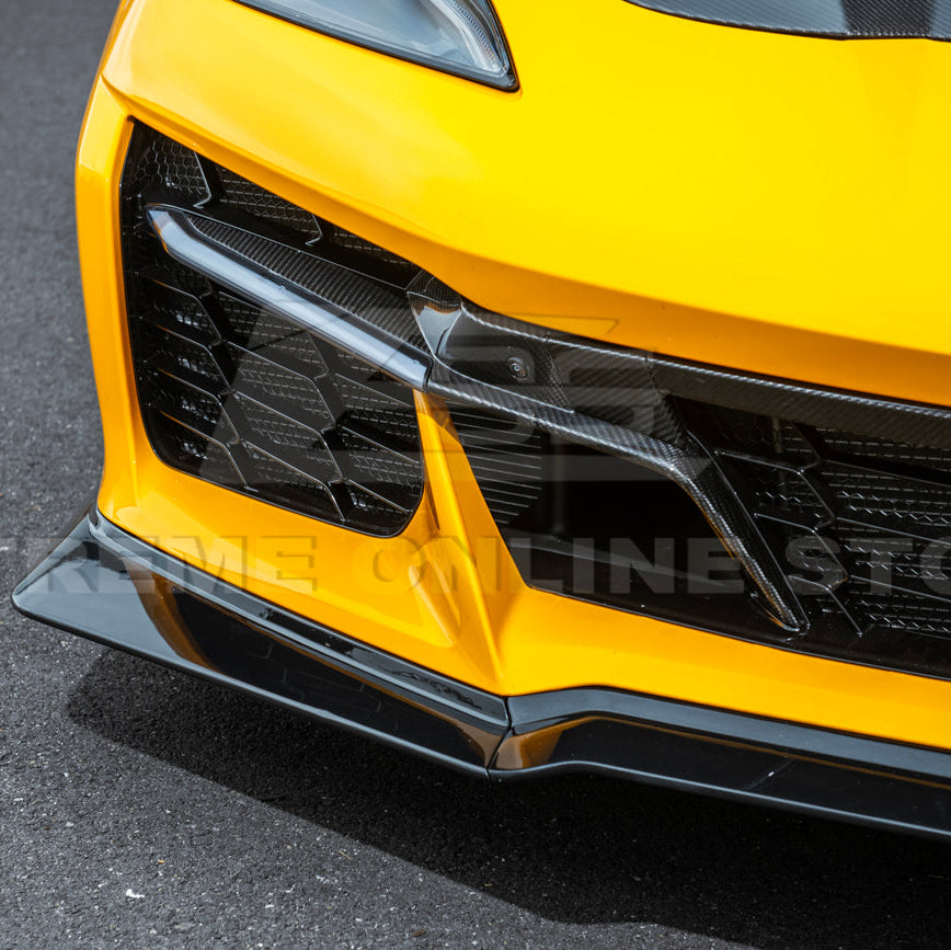 Corvette C8 Z06 / E-Ray DRY CARBON FIBER Front Splitter [Z07 Extended Package] image 37