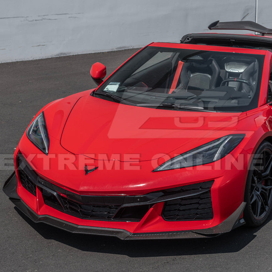 Corvette C8 Z06 / E-Ray DRY CARBON FIBER Front Splitter [Z07 Package] image 70
