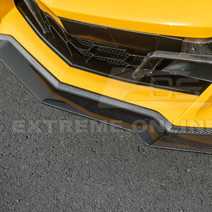 Corvette C8 Z06 / E-Ray DRY CARBON FIBER Front Splitter [Z07 Extended Package] image 16