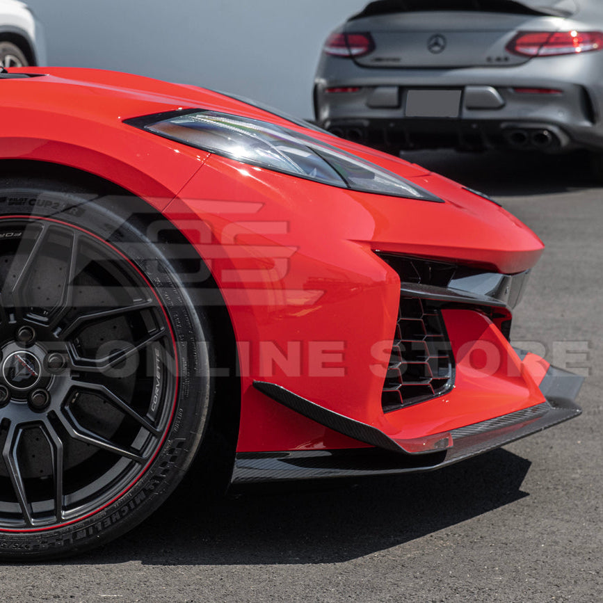 Corvette C8 Z06 / E-Ray DRY CARBON FIBER Front Splitter [Z07 Package] image 75