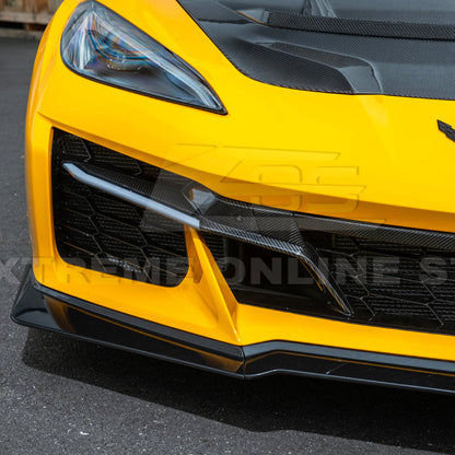Corvette C8 Z06 / E-Ray DRY CARBON FIBER Front Splitter [Z07 Extended Package] image 40