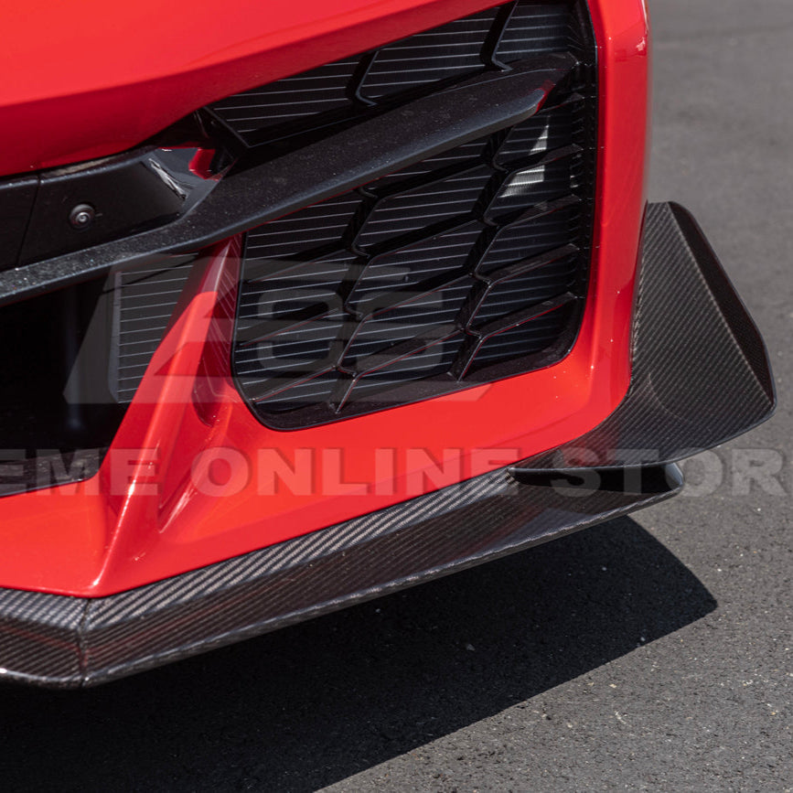 Corvette C8 Z06 / E-Ray DRY CARBON FIBER Front Splitter [Z07 Package] image 79