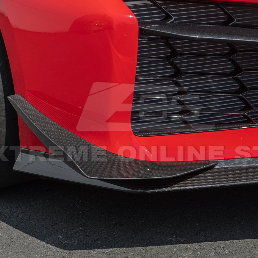 Corvette C8 Z06 / E-Ray DRY CARBON FIBER Front Splitter [Z07 Package] image 80