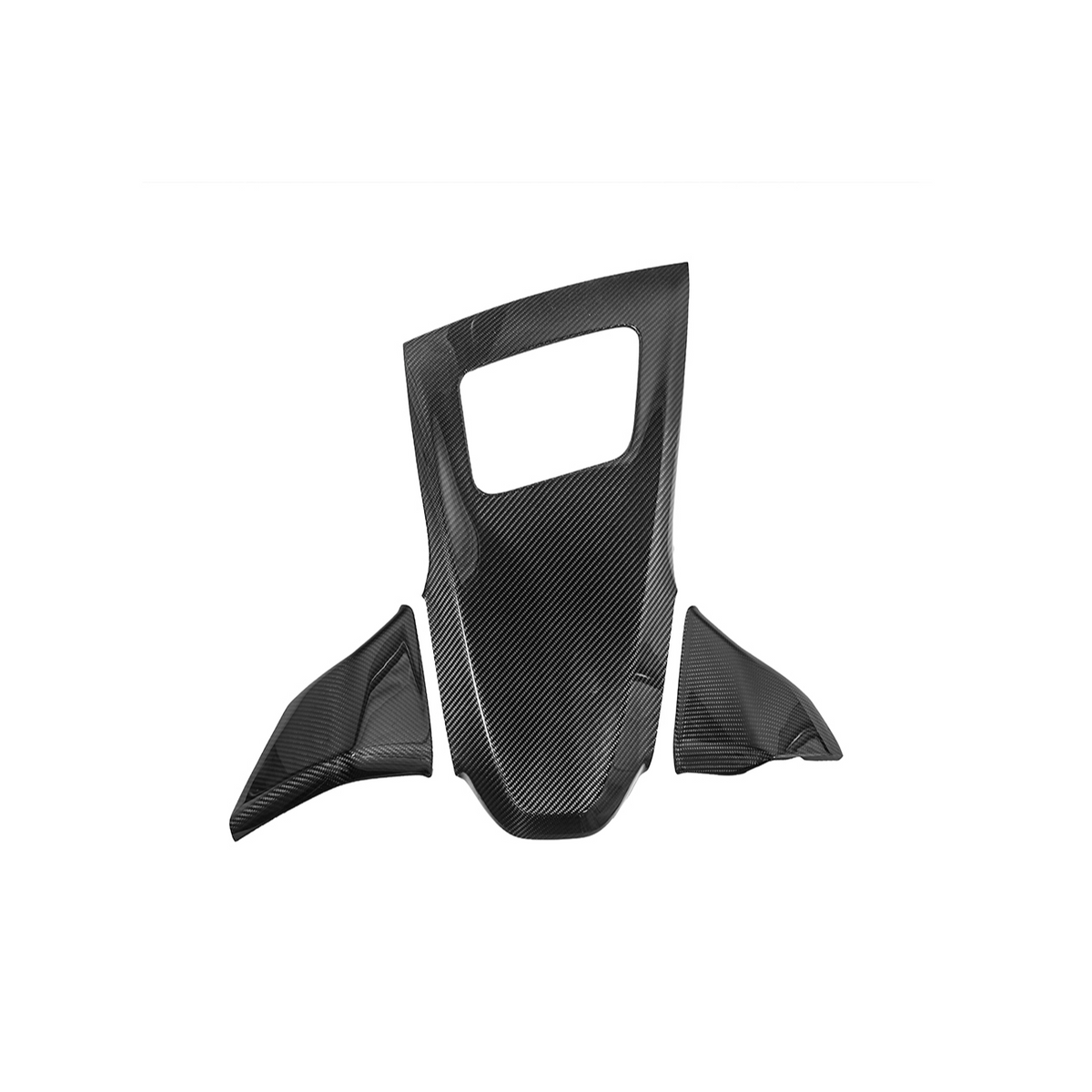Corvette C8 DRY CARBON FIBER Upper Dash Instrument Panel Cover Kit image 2