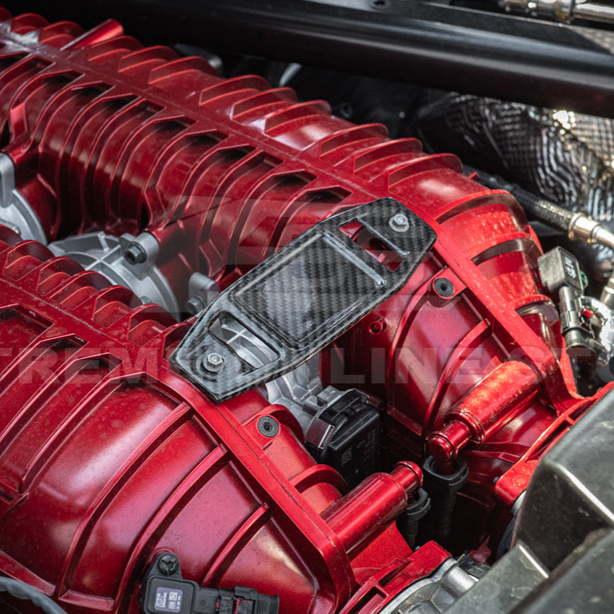 Corvette C8 Z06 DRY CARBON FIBER Engine Bay Builder Plaque image 4