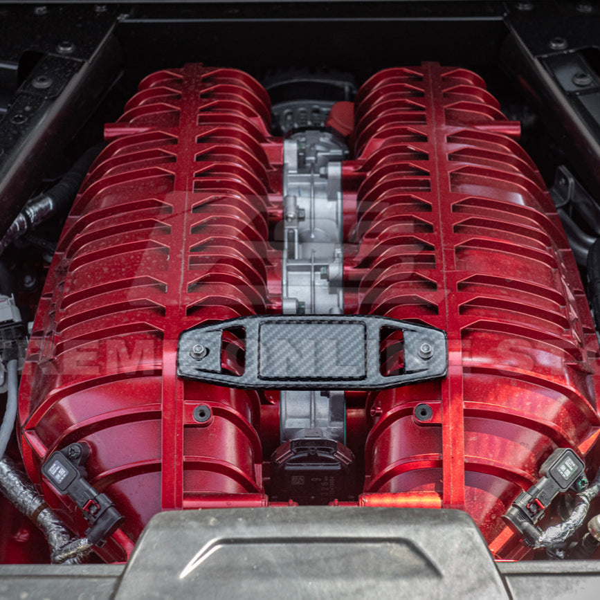 Corvette C8 Z06 DRY CARBON FIBER Engine Bay Builder Plaque image 5