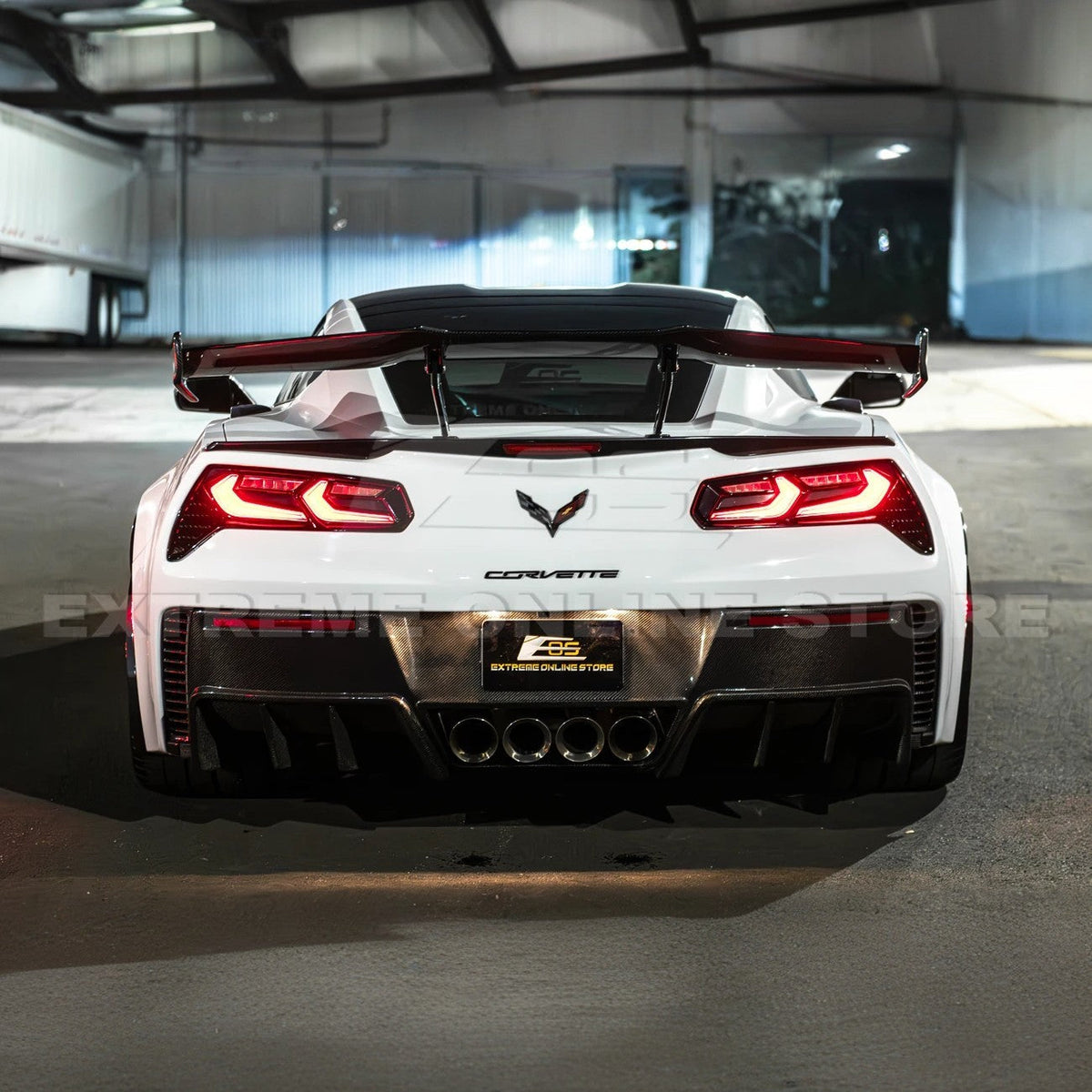 2014-19 Corvette C7 Smoke / Clear Lens Rear Taillight image 10