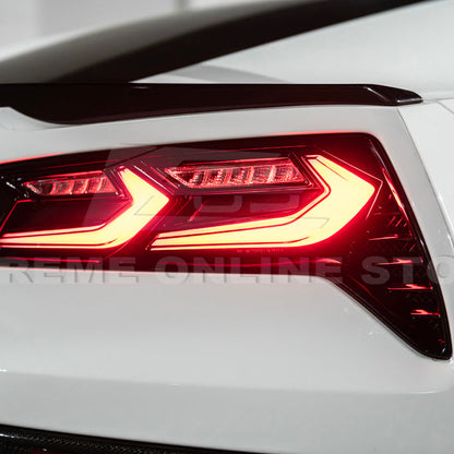 2014-19 Corvette C7 Smoke / Clear Lens Rear Taillight image 13