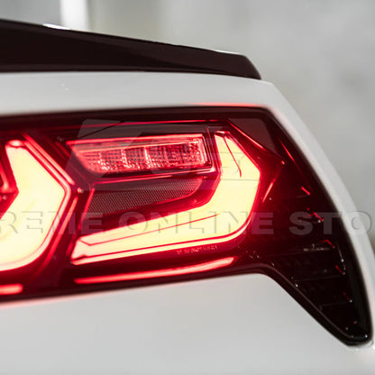 2014-19 Corvette C7 Smoke / Clear Lens Rear Taillight image 15