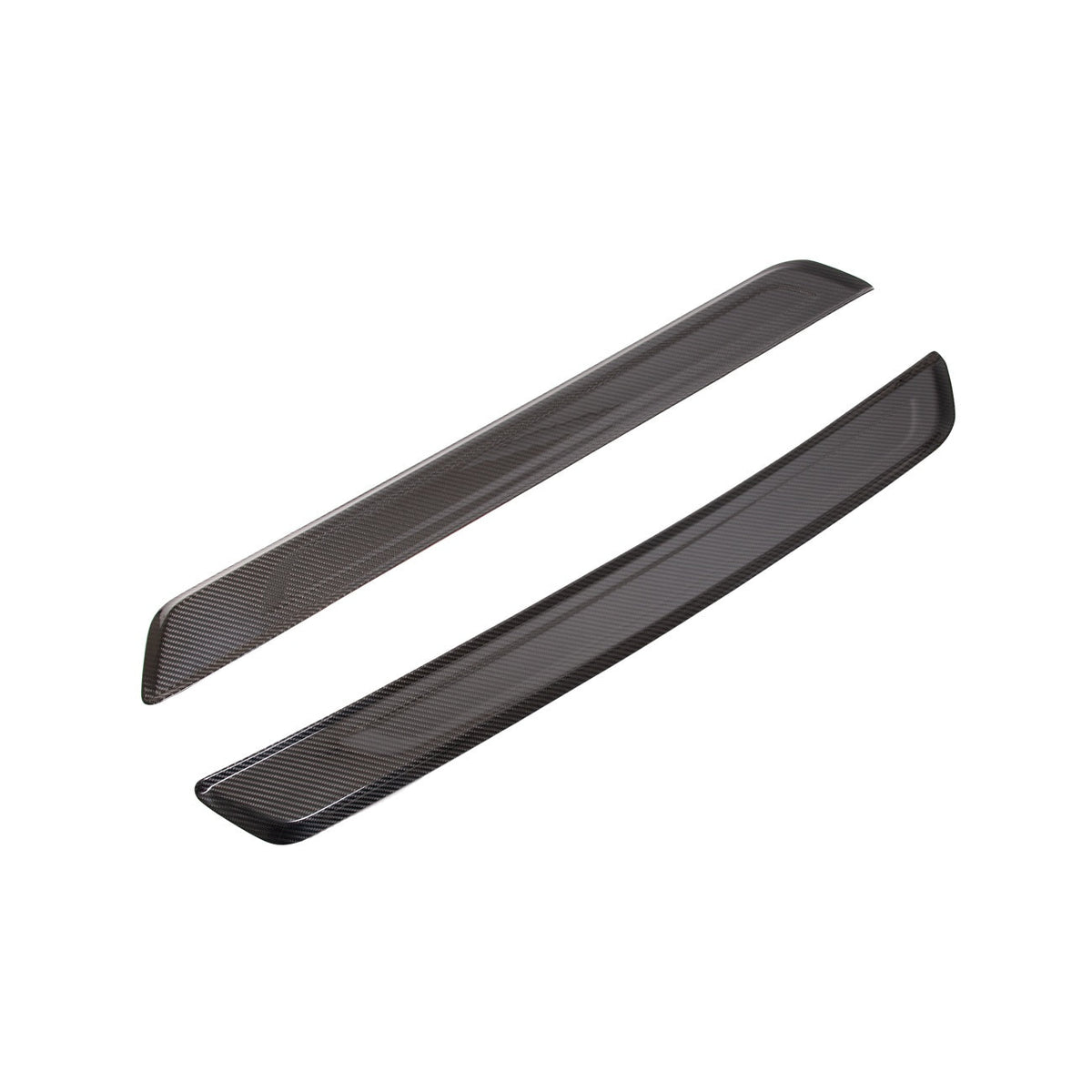 2020-Up Toyota GR Supra Carbon Fiber JDM Factory Style Side Door Sill Plate Cover Pair image 3
