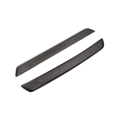 2020-Up Toyota GR Supra Carbon Fiber JDM Factory Style Side Door Sill Plate Cover Pair image 3