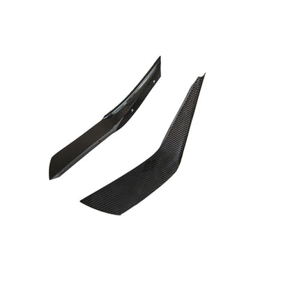 Carbon Fiber Front Bumper Canards - 2024 - Current Ford S650 Mustang Dark Horse