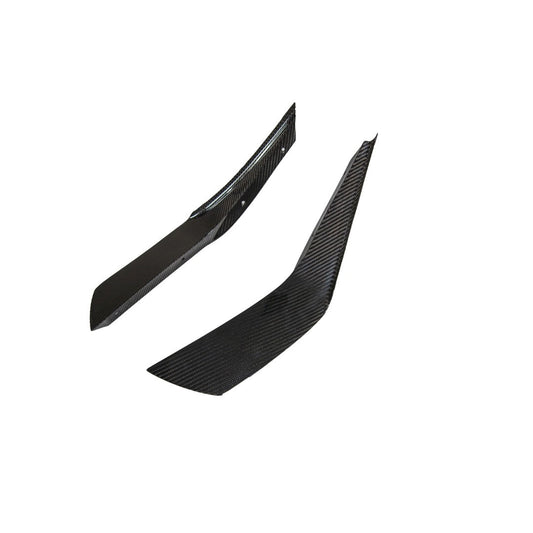 Carbon Fiber Front Bumper Canards - 2024 - Current Ford S650 Mustang Dark Horse