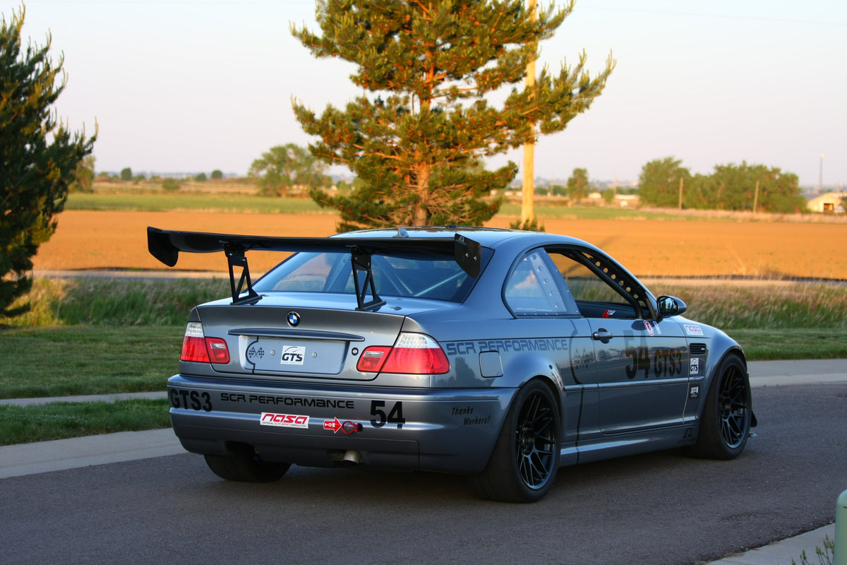 GTC300 Carbon Fiber Adjustable Wing-BMW E46 3-Series / M3