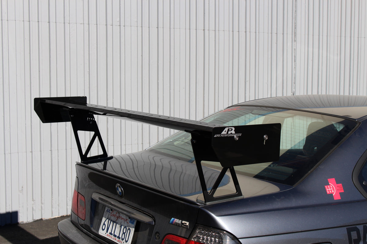 GT-250 Carbon Fiber Adjustable Wing-BMW E46 Coupe