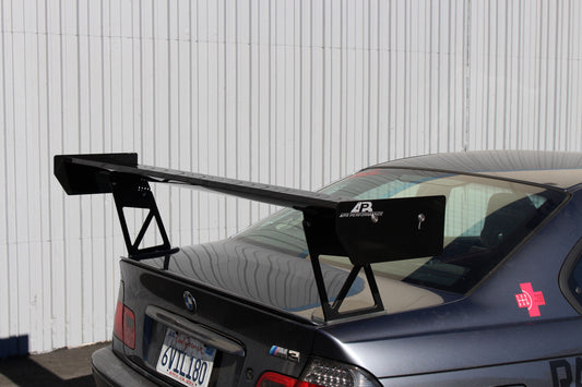 GT-250 Carbon Fiber Adjustable Wing-BMW E46 Coupe
