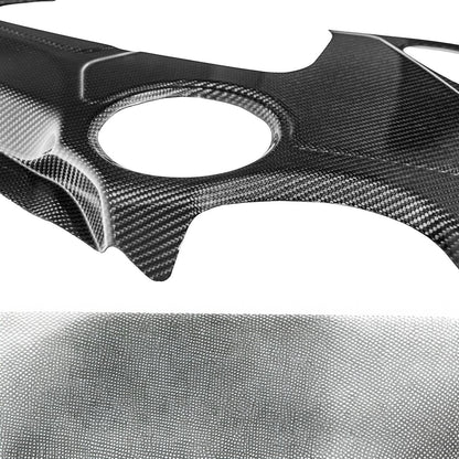 Corvette C8 Carbon Fiber 3-Piece Rear Engine Bay Cover Overlay Panel Set image 5
