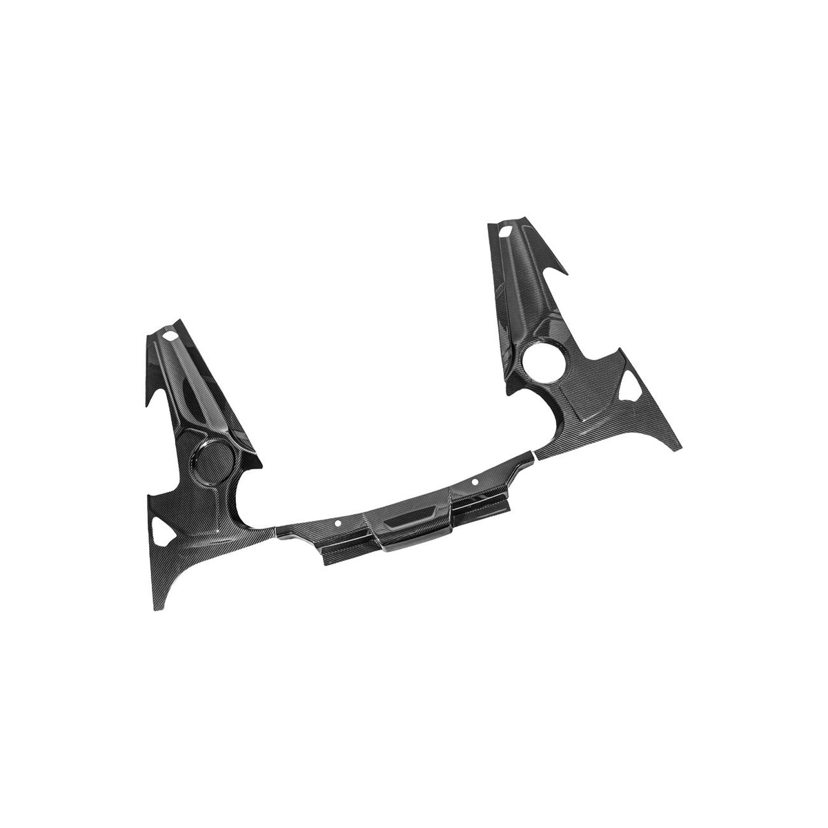 Corvette C8 Carbon Fiber 3-Piece Rear Engine Bay Cover Overlay Panel Set image 15