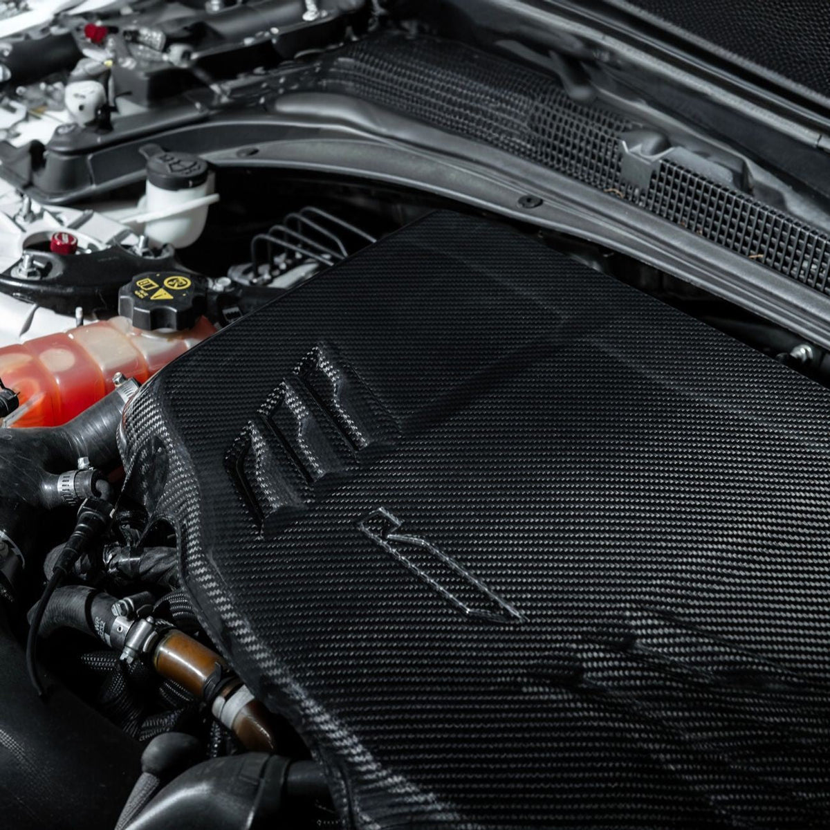 2022-Up Cadillac CT5-V Blackwing Dry Carbon Fiber Front Bumper Engine Cover image 6