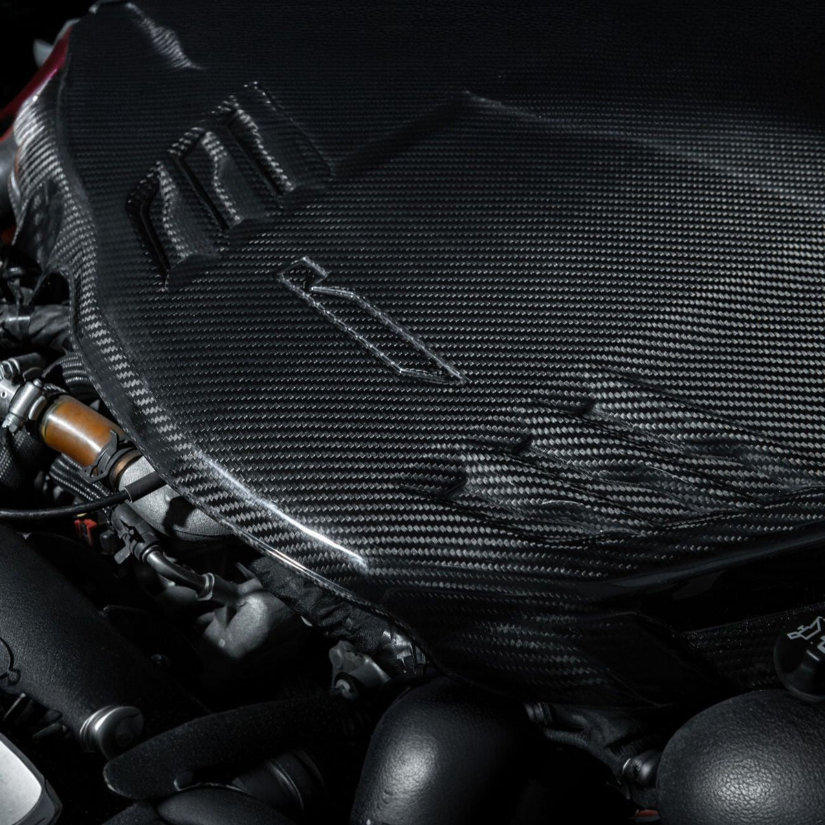2022-Up Cadillac CT5-V Blackwing Dry Carbon Fiber Front Bumper Engine Cover image 9