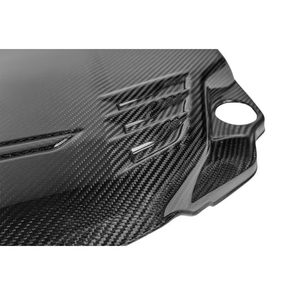 2022-Up Cadillac CT5-V Blackwing Dry Carbon Fiber Front Bumper Engine Cover image 13
