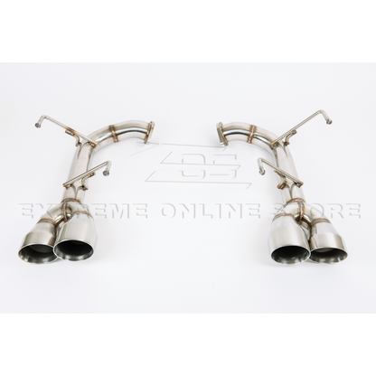 2015-21 Subaru WRX / STi Muffler Delete Axle Back 4 Inch Quad Tips Exhaust image 8