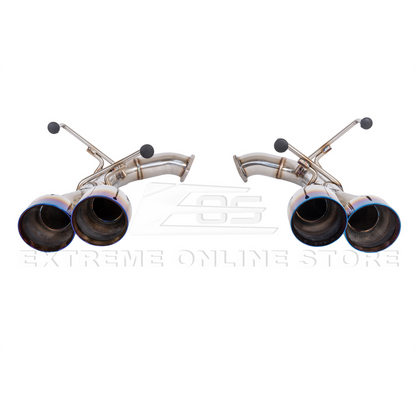 2015-21 Subaru WRX / STi Axle Back Quad Burnt Tips Exhaust image 6