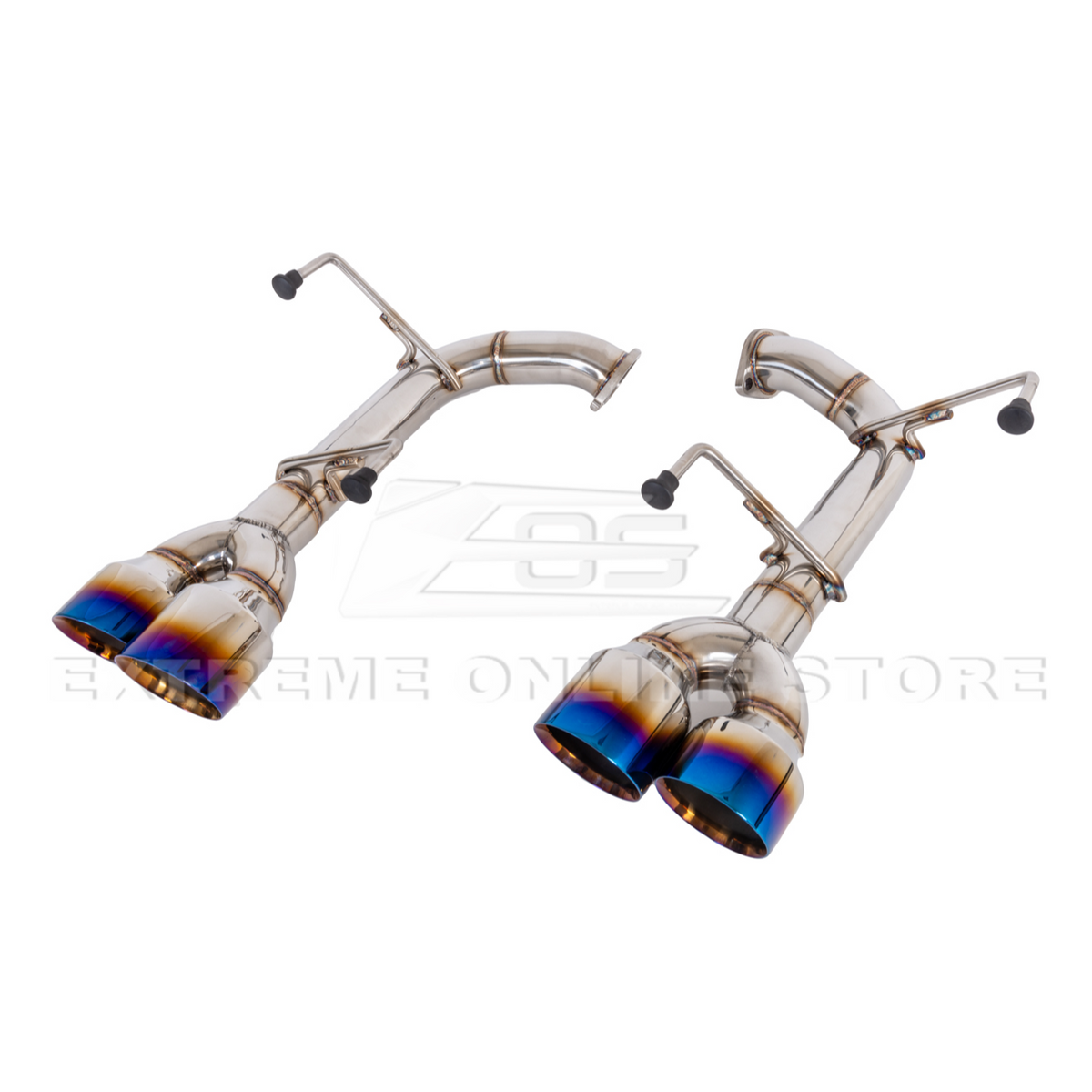 2015-21 Subaru WRX / STi Axle Back Quad Burnt Tips Exhaust image 7