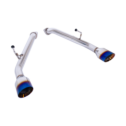2014-Up Infiniti Q50 Muffler Delete Axle Back 4.5 Dual Tips Exhaust image 18
