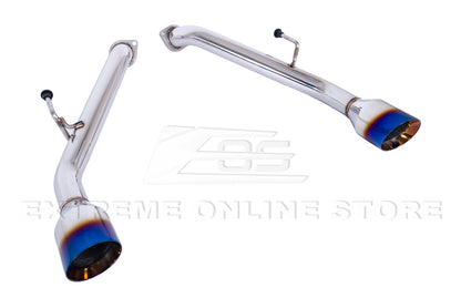 2014-Up Infiniti Q50 Muffler Delete Axle Back 4.5 Dual Tips Exhaust image 20