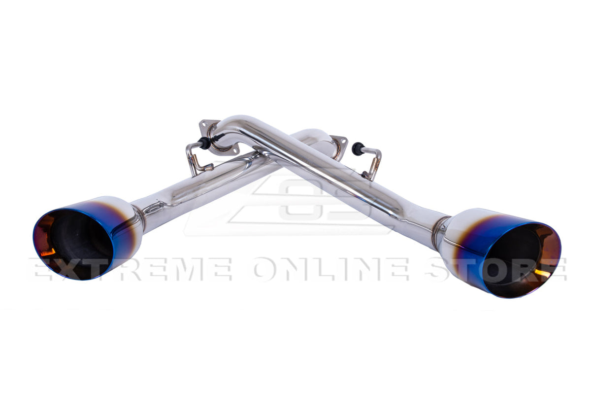 2014-Up Infiniti Q50 Muffler Delete Axle Back 4.5 Dual Tips Exhaust image 23