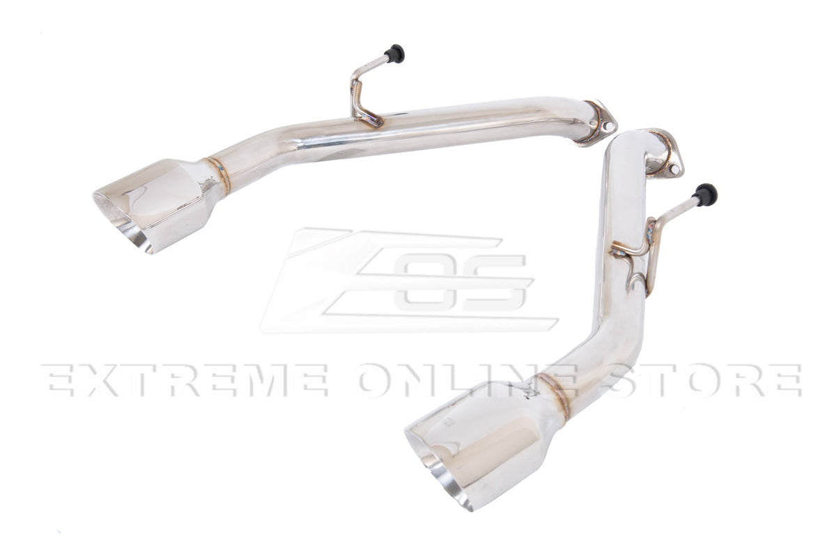 2014-Up Infiniti Q50 Muffler Delete Axle Back 4.5 Dual Tips Exhaust image 10