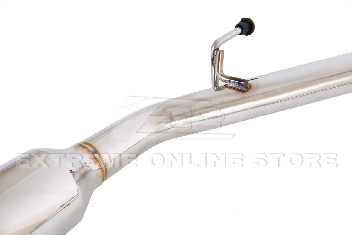 2014-Up Infiniti Q50 Muffler Delete Axle Back 4.5 Dual Tips Exhaust image 14