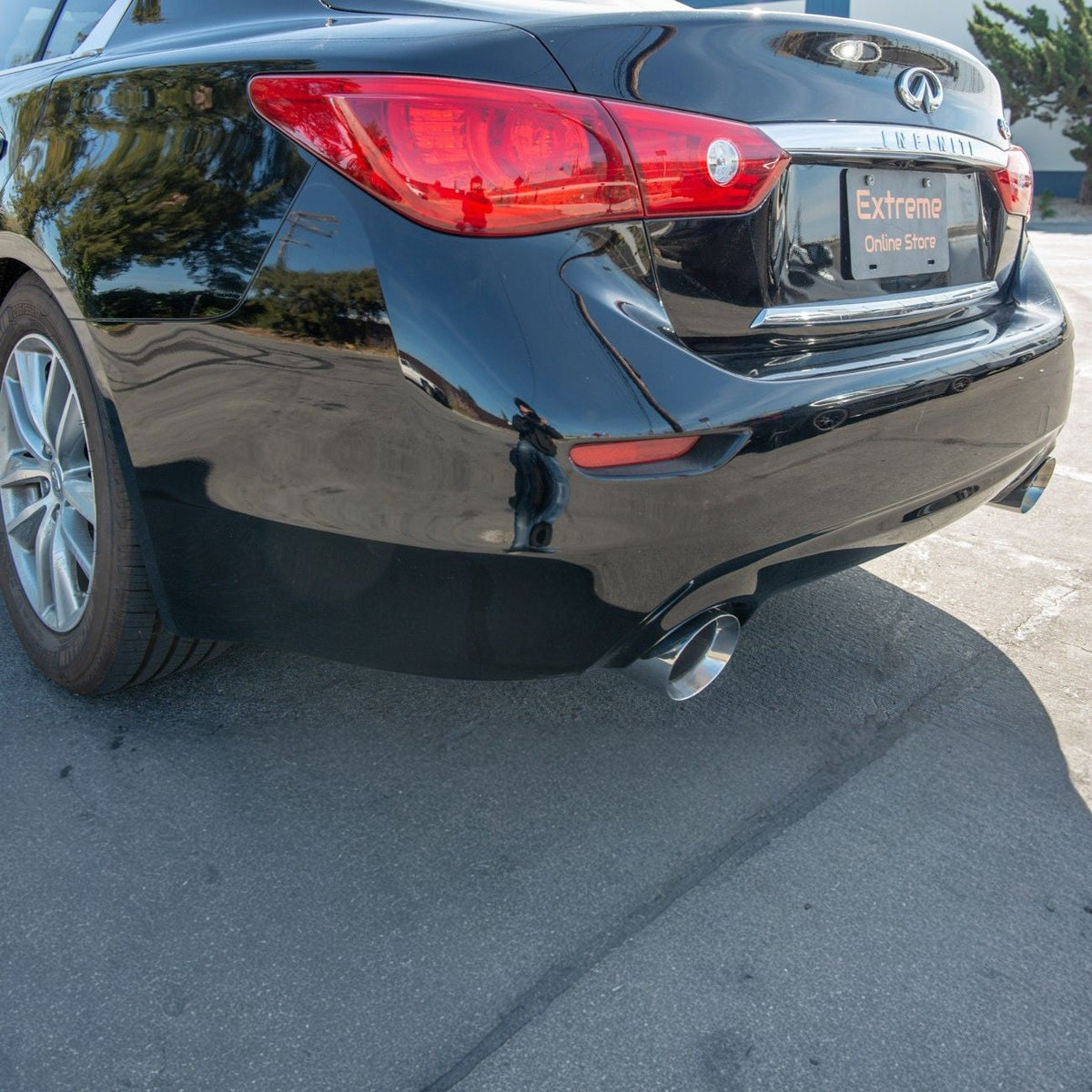 2017-Up Infiniti Q50 Full Cat-Back Dual Tips Exhaust Kit image 10