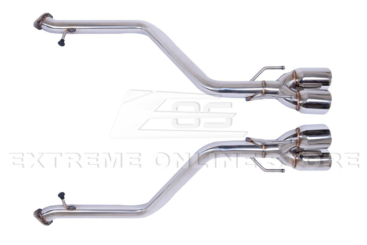 2015-Up Lexus RC200t 300 350 Muffler Delete Axle Back Quad Tips Exhaust image 12