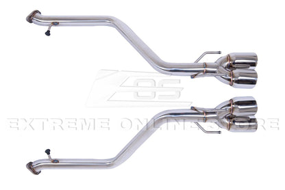 2015-Up Lexus RC200t 300 350 Muffler Delete Axle Back Quad Tips Exhaust image 12