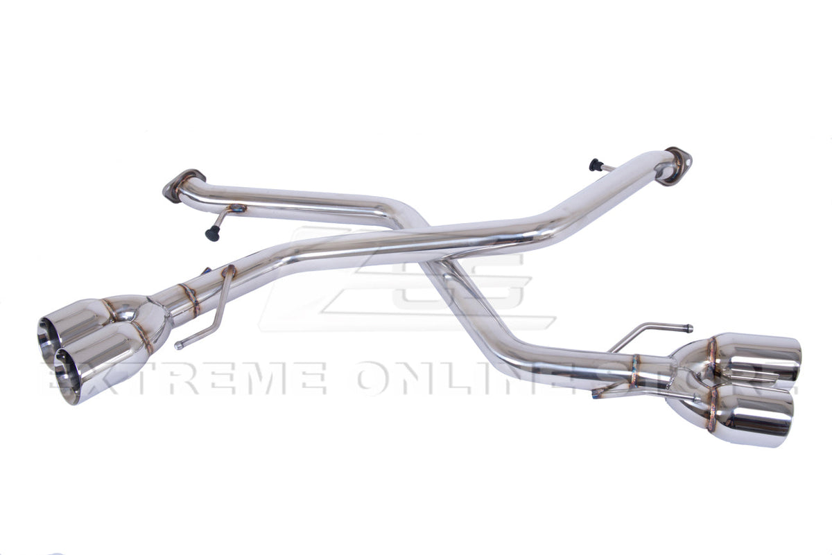 2015-Up Lexus RC200t 300 350 Muffler Delete Axle Back Quad Tips Exhaust image 26