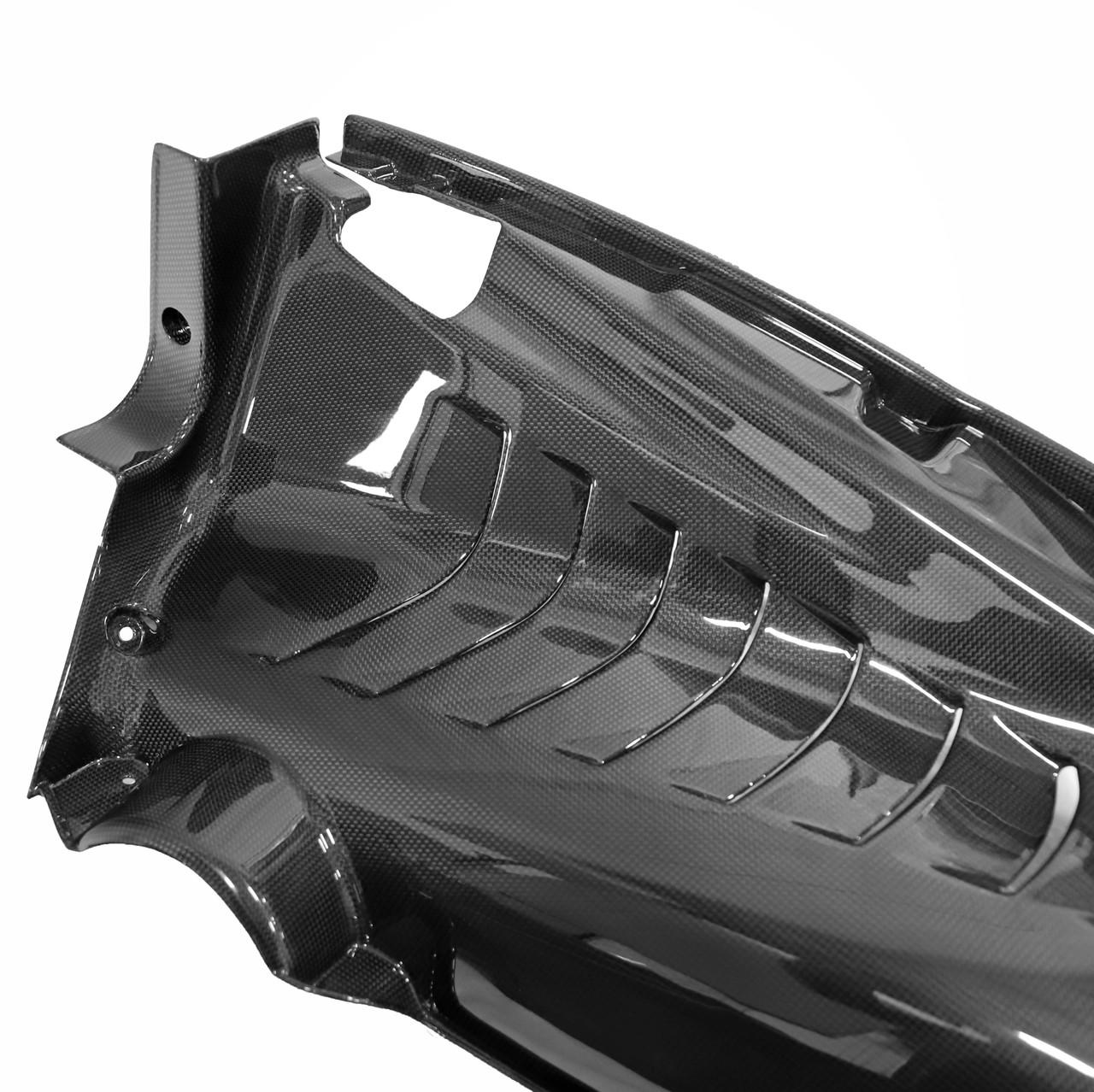 Carbon Fiber Coupe Engine Bay Panels - Ferrari F8 Tributo/Pista (Coupes Only)