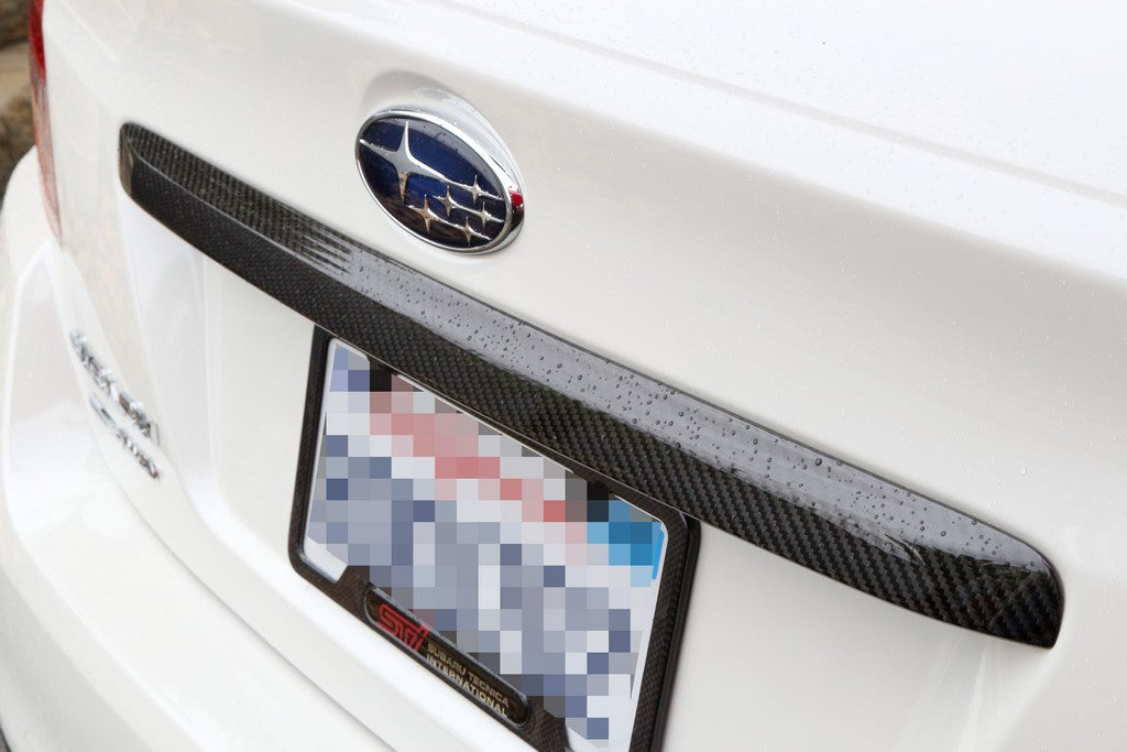 Carbon Fiber Trunk Garnish - Subaru WRX/ STI 2015-2021
