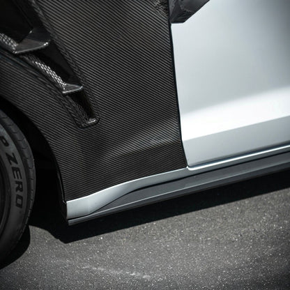 2018-2023 Ford Mustang Dry Carbon Fiber GT500 Style Side Vented Fender Pair image 9